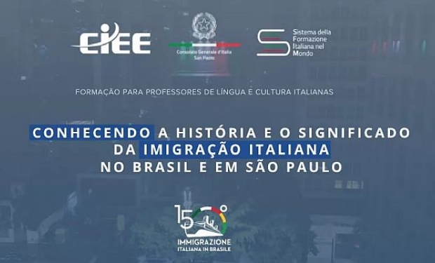 Imigração italiana no Brasil e em SP: Formação gratuita a professores