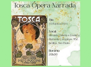 AperiOpera apresenta a Ópera Tosca de Giacomo Puccini