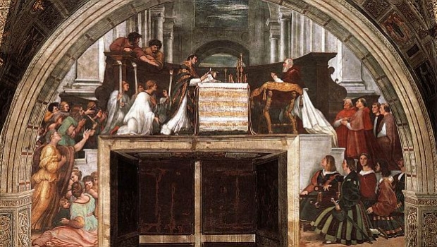 O milagre de Corpus Christi, em Bolsena, na Itália