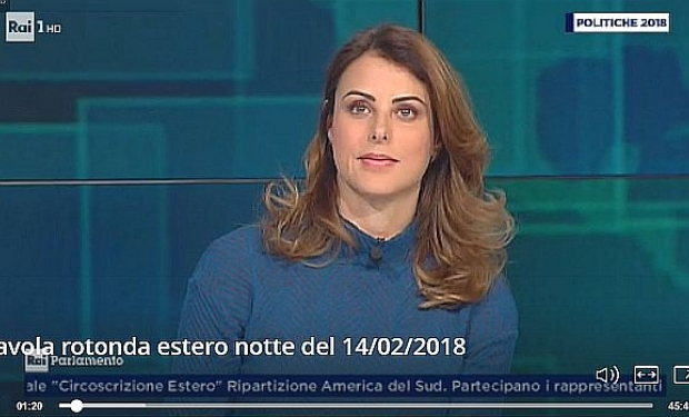 Renata Bueno participa de debate na Rai Parlamento