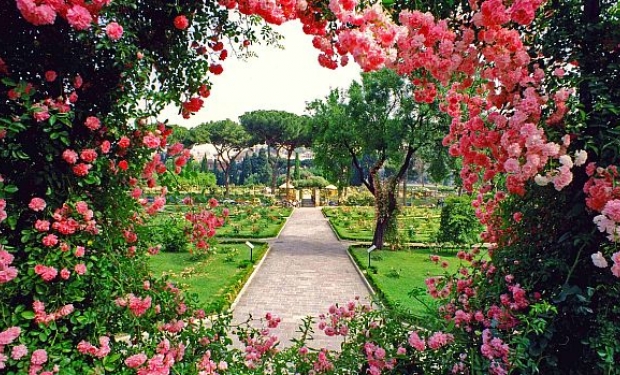 Roseto di Roma abriga mais de mil variedades de rosas  