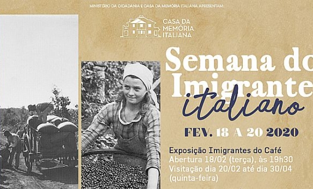 Casa da Memória Italiana promove a 2ª Semana do Imigrante Italiano