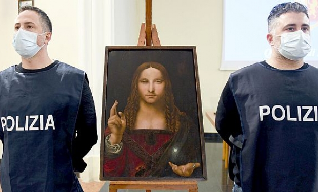 Cópia de polêmica obra de Da Vinci resgatada após furto misterioso