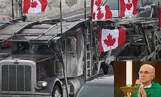Mensagem do Monsenhor Viganò aos caminhoneiros canadenses
