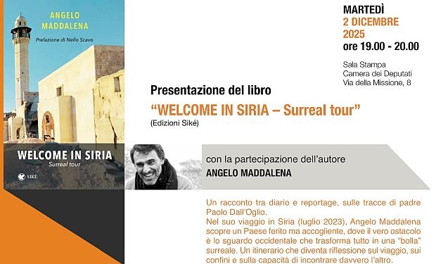 Porta (PD): Apresentação do livro Welcome in Siria 